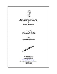 Amazing Grace Clarinet Solo EPRINT cover Thumbnail
